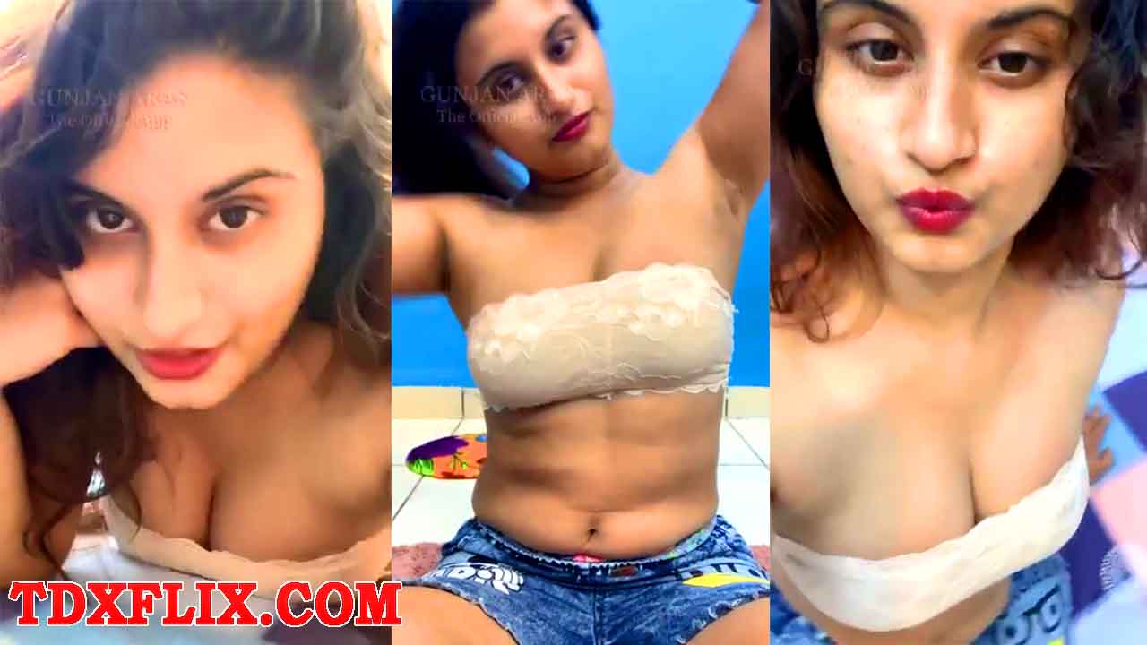 Gunjan Aras Nude Live in Wet Dress Nipple Visable